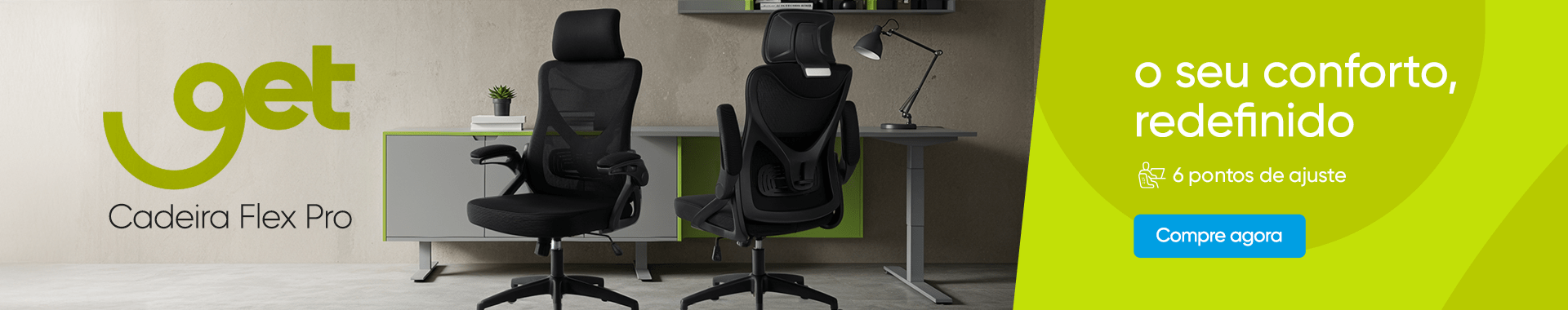 [GET] CADEIRA OFFICE FLEX - Destaque
